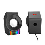Redragon KAGE GS514 RGB 3W x 2 Kablolu 2.0 Stereo Gaming Hoparlör