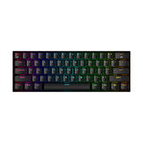Redragon K530 PRO Draconic Türkçe Q 60% Kompakt Kablosuz - Bluetooth 2.4G Brown Switch Mekanik Siyah Klavye