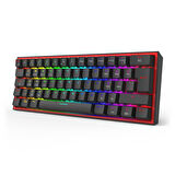 Redragon K616 Fizz PRO RGB Red Switch 2.4GHz Kablosuz Türkçe Mekanik Oyuncu Klavyesi Siyah