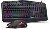 Redragon S101 Kablolu RGB Oyuncu Klavye Mouse Set