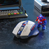 INPHIC F9 Kablosuz Fare, Sarj Edilebilir Sessiz Kullanim 2.4G USB Mouse
