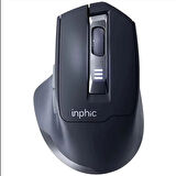 İNPHİC M9 Kablosuz Fare, Ergonomik Şarj Edilebilir Sessiz Kullanım 2.4G 500 mAh USB Mouse