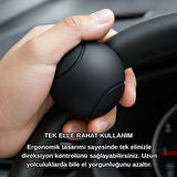 Coofbe Yeni Nesil 360 Döner Direksiyon Simit Topuzu Direksiyon Çevirme Topuzu Tüm Araçlara Uyumlu Sağlam Tutuş