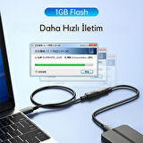 Coofbe Jasoz 1mt USB Uzatma Kablosu Dişi Erkek Uzatma Kablosu USB3.0 Male TO USB3.0 Veri Aktarım Kablosu