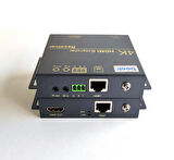 Beek BS-EXT-H4K-100 100 Mt RJ45 to HDMI 4K 1080p 60Hz Alıcı Verici HDMI Sinyal Mesafe Uzatıcı