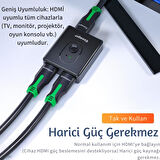 Essager 2 Port 4K*2K@30Hz HDMİ Çoklayıcı Adaptör 2 Modlu HDMİ Çoklayıcı 2 Port HDMI Çoklayıcı Switch Full Hd