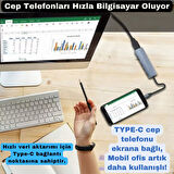 Coofbe Akım Korumalı 87W 6in1 Type-c To 4K HDMİ USB3.0 Sd Tf Dönüştürücü Hub Type-C Usb Dönüştürücü