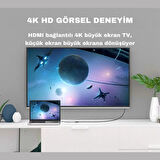 Coofbe Akım Korumalı 87W 6in1 Type-c To 4K HDMİ USB3.0 Sd Tf Dönüştürücü Hub Type-C Usb Dönüştürücü