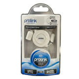 Prolink PMM132R-0100 Makaralı Kablo 3,5 mm Erkek 3,5 mm 2 Dişi Çıkış 1 Metre
