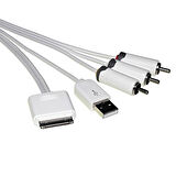 PMM228-0200 APPLE DOCK - 3 RCA +USB A Kablo