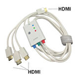 MP200  3 giriş 1 çıkış HDMI Switch kablo,Otomatik/manuel kaynak seçimli