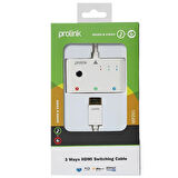 MP201 3 Giriş (Soket) - 1 Çıkış HDMI Çoklayıcı 2MT