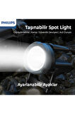 Philips SFL3101/93 800 Lümen Şarj Edilebilir Kamp, Dağcılık, Dış Mekan Taşınabilir LED Spotlight El Feneri