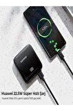 Philips 10000mah 22.5w Çift Usb-a Ve Type-c Çıkışlı Mini Cep Boy Powerbank Siyah Samsung Iphone Uyumlu DLP2299U/93