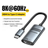 Essager 8K@60Hz Type C To HDMİ Çevirici Type C - HDMI Dönüştürücü Type C Görüntü Aktarım Dönüştürücü 