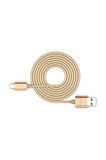 Pineng Micro USB 2 Metre Örgülü Altın Kablo PN-306