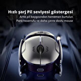 Coofbe 300mAh Bluetooth 5.0 2.4G Profesyonel Şarjlı Kablosuz Ofis-Oyuncu Mouse Ayarlanabilir DPI 