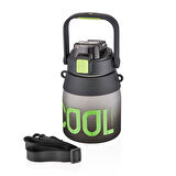 Vagonlife VGN6275 1000ml Siyah Pipetli Askılı Matara