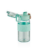 Shotay ST-7237 600ml Turkuaz Pipetli Tritan Matara