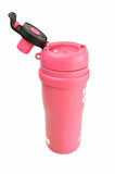 Shotay ST-8918 Çift Kullanım Pipetli/Rahat İçim Fuşya 720ml Çelik Termos