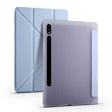 Galaxy Tab S7 Plus T970 Uyumlu Kalemlikli Premium Standlı Katlanabilir Uyku Modu Özellikli Tablet Kılıfı