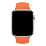 Fuchsia Apple Watch Uyumlu Spor Kordon 38 - 40 mm S/M Ölçülerinde Yumuşak Silikon Rahat Kordon