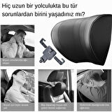 Coofbe Ayarlanabilir Ortopedik Araç Boyun Baş Yastığı Oto Koltuk Başlığı, Oto Boyun Yastığı Car Headrest