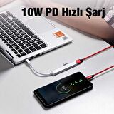 Coofbe 4in1 10W 4 USB Girişli Type C Çevirici Adaptör, 5 Gbps Hız USB 3.0 Tak Çalıştır Adaptör HUB