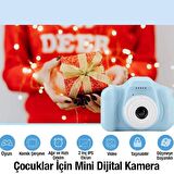 Coofbe 8GB Hafıza Kartlı Oyunlu Dijital Ekranlı Çocuk Fotoğraf Makinası Çocuk Video Kamera 1920x1080