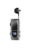 F210 Led Ekranlı 25saat Konuşma Süreli Çift Telefon Destekli Makaralı Bluetooth Kulaklık