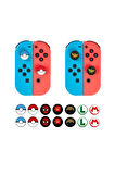 Nintendo Switch/Switch Oled /Switch Lite Uyumlu 3D Analog Koruyucu Silikon
