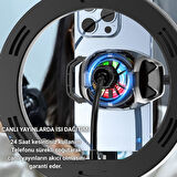 Coofbe 4500 RPM Turbo Fan Yarı İletken Soğutma Levhası Telefon Soğutucu Radyatör Tüm Telefonlara Uyumlu