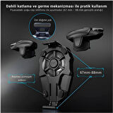 Coofbe Profesyonel Turbo Fan 4000Mah 6000RPM 2İN1 Ayarlanabilir Tetik Telefon Soğutucu Radyatör 3 Kademeli