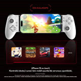 Coofbe Profesyonel Titreşimli 400Mah Type-c Girişli Mobil Oyun Kolu Joystick iOS&Android İle Uyumlu