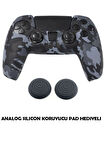 PS5 Dualsense Koruyucu Silikon Kılıf + Analog Silikon Koruyucu