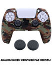PS5 Dualsense Koruyucu Silikon Kılıf + Analog Silikon Koruyucu
