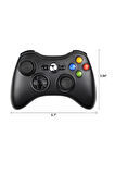 Xbox 360 Ve Pc Uyumlu Titreşimli Kablosuz Analog Oyun Kolu