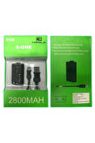 Xbox One S/x /e 2800mah Batarya Şarj Kiti