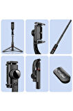L19 Gimbal Motorlu Telefon Selfie Çubuğu Ve Tripod Stand