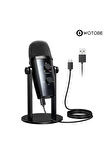 360 Derece Ayarlanabilir Usb Condenser Mikrofon