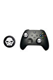 Skull   PS5/PS4/PS3/Xbox One/One X/One S/Series X/Series S 3D Analog silikon Koruyucu -2 Adet