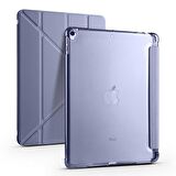 Ipad Uyumlu 10.2 Inc 9. Nesil Kılıf Kalemlikli Premium Standlı Katlanabilir Kılıf
