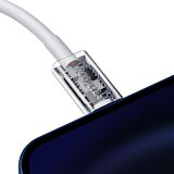 Baseus Superior Series TYPE-C to Lightning iP PD 20W 1.5M Hızlı Şarj Veri Kablosu BEYAZ
