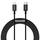 Baseus Superior Series TYPE-C to Lightning iPhone PD 20W 2M Hızlı Şarj Veri Kablosu SİYAH