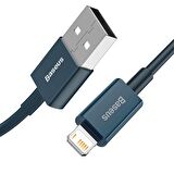 Baseus Superior Series USB to Lightning iPhone Hızlı Şarj Kablosu 1 metre 2.4A MAVİ