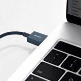 Baseus Superior Series USB to Lightning iPhone Hızlı Şarj Kablosu 1 metre 2.4A MAVİ