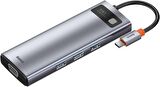 Baseus Metal Gleam 9in1 Multifonksiyonel Type-C Hub Dock Station