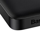 Baseus Bipo W 15 W 10000 mAh Hızlı Şarj Powerbank Siyah 