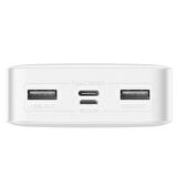 Baseus Bipow Dijital Ekranlı 15W 20.000 mAh Powerbank Beyaz