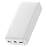 Baseus Bipow Dijital Ekranlı 15W 20.000 mAh Powerbank Beyaz